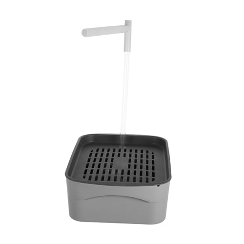 INOOMP Automatische Badewanne „papagei“. Vogelpapageienbadewanne Sittich Dusche Vogel Badewanne Vogel Automatische Badewanne Sichtweite Cockatiel Bad Papageien Badewanne Abs Grey von INOOMP