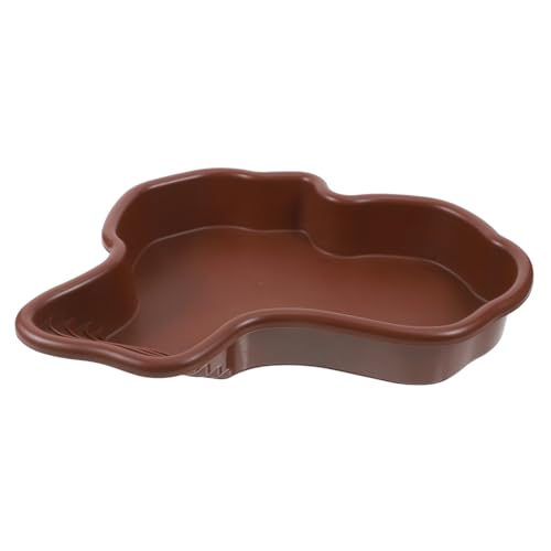INOOMP Großer Reptilienteich Für Schildkröten Terrarium-wasserschale Zum Baden Und Fressen Haltbares Reptilien-Becken Für Terrarien von INOOMP