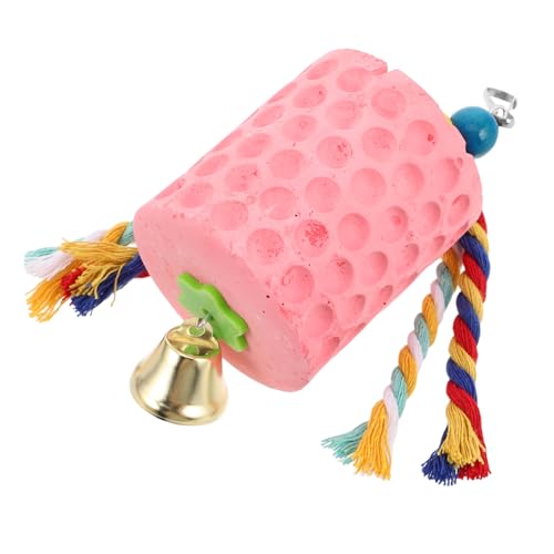 INOOMP Vogel Schnabel Schleifen Stein Mineral Block Spielzeug Glocke Für Papagei Chinchilla Bunny Wellensittich Sittich INOOMP Vogel Schnabel Schleifen Stein Mineral Block Spielzeug Glocke Für Papagei Chinchilla Bunny Wellensittich Sittich von INOOMP