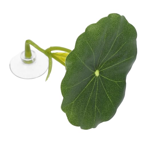 INOOMP Betta Fish Leaf Pad Künstliches Lotusblatt Aquarium Deko Fisch Versteck und Ruheplatz Multifunktional Abnehmbar Sanft für Komfortable Kampffisch Erholung von INOOMP