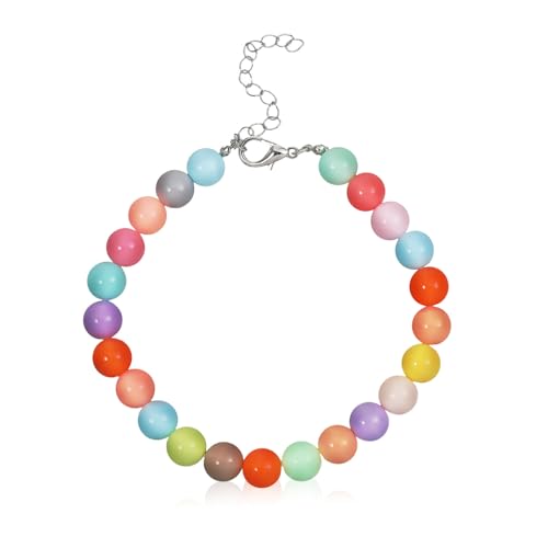 INOOMP Candy Farbenes Hundehalsband Verstellbar für Kleine Hunde und Welpen Modisches Haustier Schmuckstück in Pastellfarben Süßes Katzenhalsband für Hochzeit Party und Alltag INOOMP Candy Farbenes Hundehalsband Verstellbar für Kleine Hunde und Welpen Modisches Haustier Schmuckstück in Pastellfarben Süßes Katzenhalsband für Hochzeit Party und Alltag von INOOMP