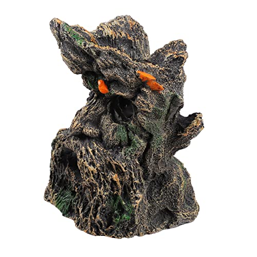 INOOMP Reptilienversteck Lebensraum Haustierkäfig Dekoration Eidechsenhöhle Aus Material Sicher Für Reptilien von INOOMP