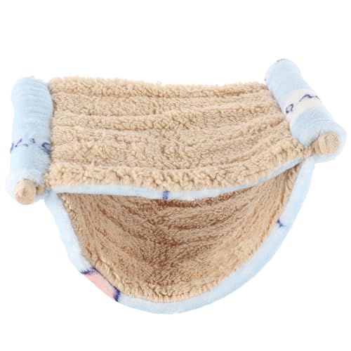 INOOMP Hamster-hängematte Für Kleintiere Bequeme Chinchilla-hängematte Hängendes Meerschweinchenbett Für Käfig Warmes Hamsterbett Für Rattenzubehör von INOOMP