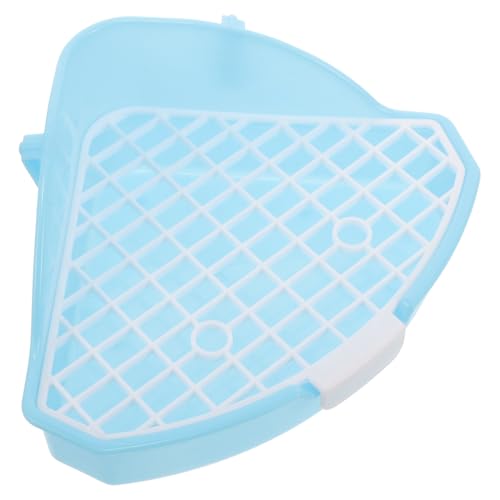 INOOMP Ecktoilette für Kleintiere Dreieckig Platzsparend mit Abnehmbarem Langlebig aus Kunststoff für Kaninchen Meerschweinchen Chinchilla Haustier Wc Trainingshilfe INOOMP Ecktoilette für Kleintiere Dreieckig Platzsparend mit Abnehmbarem Langlebig aus Kunststoff für Kaninchen Meerschweinchen Chinchilla Haustier Wc Trainingshilfe von INOOMP