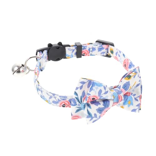 INOOMP Einstellbares Katzenhalsband mit Schleifen Design Dekoratives Nackenaccessoire für Haustiere Verstellbar aus Hautfreundlicher für Besondere Anlässe und Partys von INOOMP