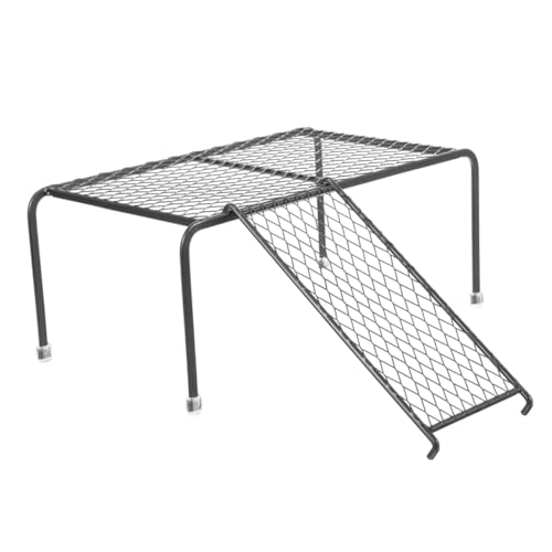 INOOMP Eisen Hühnerplattform mit Leiter Stabile Kletterplattform für Hühnerstall Hohlgearbeitetes Metallgestell Robustes Rutin Hühnerspielzeug Fördert Aktivität und Gesundheit Kleintiere INOOMP Eisen Hühnerplattform mit Leiter Stabile Kletterplattform für Hühnerstall Hohlgearbeitetes Metallgestell Robustes Rutin Hühnerspielzeug Fördert Aktivität und Gesundheit Kleintiere von INOOMP