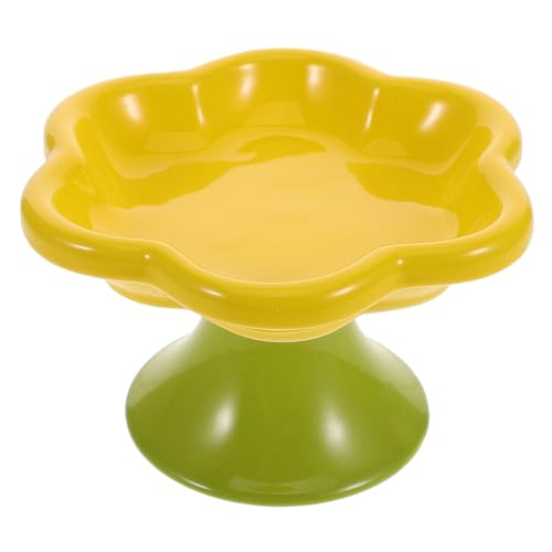INOOMP Erhöhter Katzenfutternapf Aus Keramik Im Blumenformat Komfortable Futter Und Wasserschale Für Katzen Und Kleine Hunde Um Nackenverspannungen Zu Reduzieren Stilvolles Design Für INOOMP Erhöhter Katzenfutternapf Aus Keramik Im Blumenformat Komfortable Futter Und Wasserschale Für Katzen Und Kleine Hunde Um Nackenverspannungen Zu Reduzieren Stilvolles Design Für von INOOMP