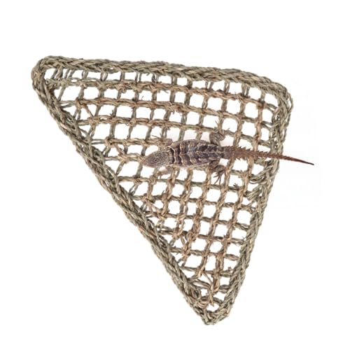 INOOMP Natürliche Grasfaser-hängematte Für Eidechsen Anolis Bartagamen Geckos Und Leguane Langlebig Pflegeleicht Bequemer Schlafplatz Für Reptilien von INOOMP