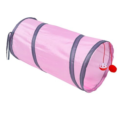 INOOMP Faltbarer Katzentunnel aus Polyester Warmes Katzen zum Verstecken und Ausruhen Interaktiver Tunnel für Kätzchen Robust und Langlebig für Drinnen und Draußen von INOOMP