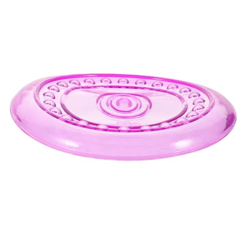 INOOMP 1stücke Puppy Training Flying Disc Spielzeug Für Hunde TPR Material Und Langlebig Interaktives Outdoor-wurfspielzeug Schwimmfähig Für Welpen Und Große Hunde Klein von INOOMP