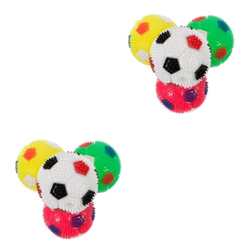 INOOMP 8 Leuchtende Spielzeuge Fußballspielzeug Quietschendes Quietschender Ball Quietschender Hundeball Dornenball Stacheliges Ballspielzeug INOOMP 8 Leuchtende Spielzeuge Fußballspielzeug Quietschendes Quietschender Ball Quietschender Hundeball Dornenball Stacheliges Ballspielzeug von INOOMP