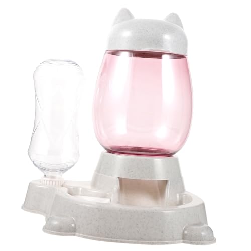 INOOMP Futterspender für Katzen und Hunde Selbstfütternder Behälter Automatischer Futter- und Wasserspender für Haustiere Schlichtes Elegantes Design Grau INOOMP Futterspender für Katzen und Hunde Selbstfütternder Behälter Automatischer Futter- und Wasserspender für Haustiere Schlichtes Elegantes Design Grau von INOOMP