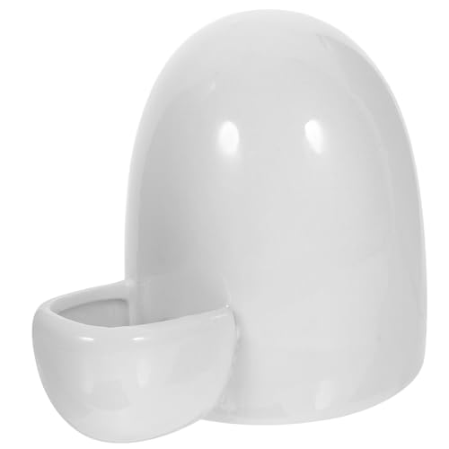 INOOMP Automatischer Futter Wasserspender Für Kleine Haustiere Keramische Trinkschale Für Hamster Kaninchen Und Meerschweinchen Weiß von INOOMP