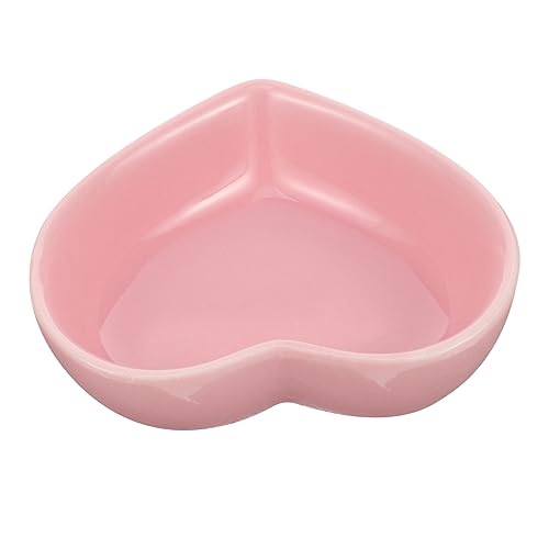 INOOMP Herzförmiger Keramikteller Für Hamster Wasserdichter Futter Und Trinknapf Für Kleine Haustiere Für Meerschweinchen Und Hasen rutschfest Und Praktisch Für Fütterung INOOMP Herzförmiger Keramikteller Für Hamster Wasserdichter Futter Und Trinknapf Für Kleine Haustiere Für Meerschweinchen Und Hasen rutschfest Und Praktisch Für Fütterung von INOOMP
