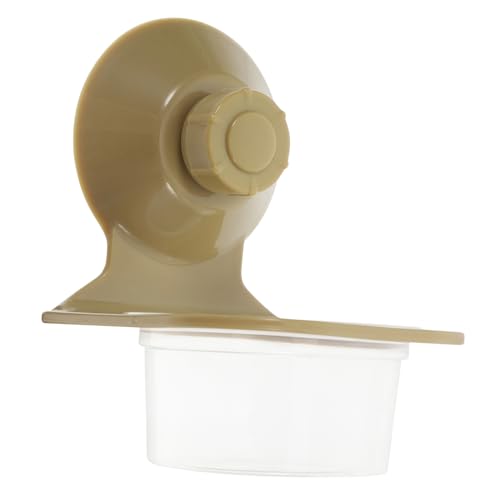 INOOMP Futternapf Für Schildkröten Zubehör Für Gecko-Tanks Mit Haube Wurmschale Gecko Water Bowl Wassernapf, Futternapf, Saugnapf Gecko-fütterungsbecher Abs Light Brown INOOMP Futternapf Für Schildkröten Zubehör Für Gecko-Tanks Mit Haube Wurmschale Gecko Water Bowl Wassernapf, Futternapf, Saugnapf Gecko-fütterungsbecher Abs Light Brown von INOOMP