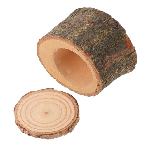 INOOMP Futternapf für Kleintiere Aus Holz Deckel für Meerschweinchen Hamster Eichhörnchen Tierfutterbehälter Waschbar für Kleintiere INOOMP Futternapf für Kleintiere Aus Holz Deckel für Meerschweinchen Hamster Eichhörnchen Tierfutterbehälter Waschbar für Kleintiere von INOOMP