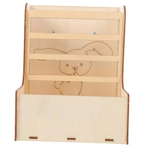 INOOMP Futtertrog und Heufutterspender für Kaninchen und Meerschweinchen Langlebiges Einfach zu Installierendes Kleintier Zubehör mit Glatter Oberfläche Geeignet für Nagerkäfige von INOOMP