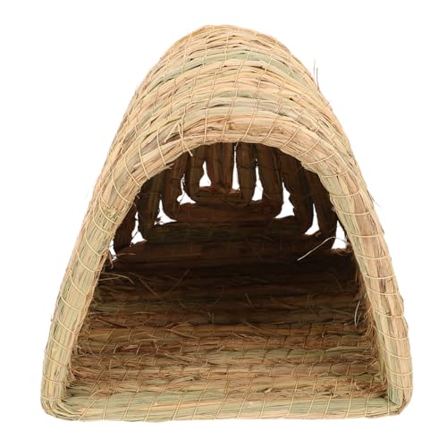 INOOMP Kuschelige Gras-hütte Für Kleine Haustiere Pet Nest Aus Natürlichem Gras Für Kaninchen Meerschweinchen Hamster Chinchillas Und Mehr Einfach Zu Reinigen Und Pflegeleicht INOOMP Kuschelige Gras-hütte Für Kleine Haustiere Pet Nest Aus Natürlichem Gras Für Kaninchen Meerschweinchen Hamster Chinchillas Und Mehr Einfach Zu Reinigen Und Pflegeleicht von INOOMP