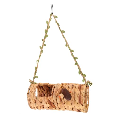 INOOMP Hängemattenspielzeug Für Frettchen Vögel Hängemattenröhren Weicher Tier Nickerchen Tunnel Versteck Papageientunnel Rattan Papageien Hängematte Vogelnest Hamsterkäfig INOOMP Hängemattenspielzeug Für Frettchen Vögel Hängemattenröhren Weicher Tier Nickerchen Tunnel Versteck Papageientunnel Rattan Papageien Hängematte Vogelnest Hamsterkäfig von INOOMP