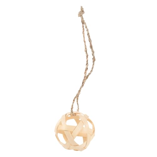 INOOMP Hängende Futterkugel aus natürlichem Holz für Kaninchen und Kleintiere Leichter Futterspender und Kauspielzeug Fördert Bewegung und Beschäftigung im Käfig Geeignet für Hamster INOOMP Hängende Futterkugel aus natürlichem Holz für Kaninchen und Kleintiere Leichter Futterspender und Kauspielzeug Fördert Bewegung und Beschäftigung im Käfig Geeignet für Hamster von INOOMP