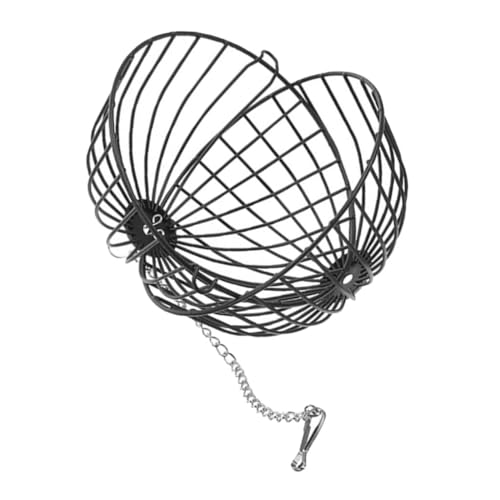INOOMP Hängender Futterball aus Robustem Eisen mit Belüftungslöchern Futterspender für Kleine Haustiere Wie Hamster Kaninchen und Chinchillas Multifunktionaler Heuhalter für Frisches von INOOMP