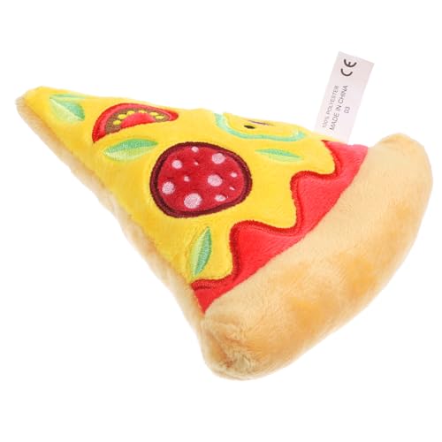 INOOMP Hamburgerspielzeug Pizza-Plüschtier texturiert Spielzeugpizza Form Kauer Quietschendes Kauspielzeug für Hunde Hundekauenspielzeug für Welpen Hundespielzeug 【Füllung】: pp Baumwolle INOOMP Hamburgerspielzeug Pizza-Plüschtier texturiert Spielzeugpizza Form Kauer Quietschendes Kauspielzeug für Hunde Hundekauenspielzeug für Welpen Hundespielzeug 【Füllung】: pp Baumwolle von INOOMP