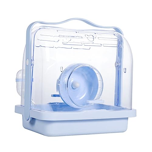 INOOMP Reisekäfig für Kleintiere Modischer und Stabiler Hamsterkäfig Tragbares Design Cremefarben für Bequeme Hamster von INOOMP