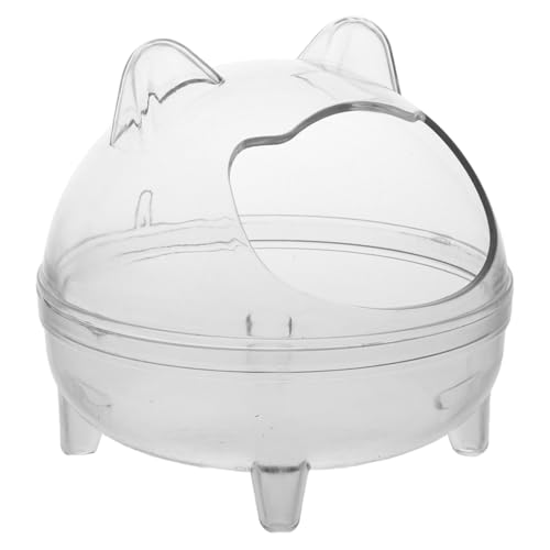INOOMP Hamster Badezimmer Toilette Hamster Käfig Zubehör Sandbadhamster Kleintier Toilette Hamster Badewanne abnehmbar Hamsterbad Toilette Toilettenbehälter für Hamster Abs Transparent INOOMP Hamster Badezimmer Toilette Hamster Käfig Zubehör Sandbadhamster Kleintier Toilette Hamster Badewanne abnehmbar Hamsterbad Toilette Toilettenbehälter für Hamster Abs Transparent von INOOMP