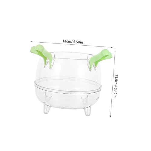INOOMP Hamster Badezimmer Toilette Hamsterbad Sandbad für Hamster Bad für Kaninchen Hamster Badesand das Haustier Light Green INOOMP Hamster Badezimmer Toilette Hamsterbad Sandbad für Hamster Bad für Kaninchen Hamster Badesand das Haustier Light Green von INOOMP