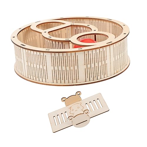 INOOMP Natürliches Holz Hamster Haustier Liefert Versteck Mäuse Spielplatz INOOMP Natürliches Holz Hamster Haustier Liefert Versteck Mäuse Spielplatz von INOOMP