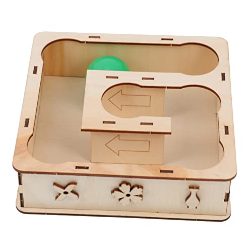 INOOMP Holz Hamster Spielzeug Tunnel Übung Spielzeug Für Hamster Meerschweinchen Lebensraum Spielzeug von INOOMP