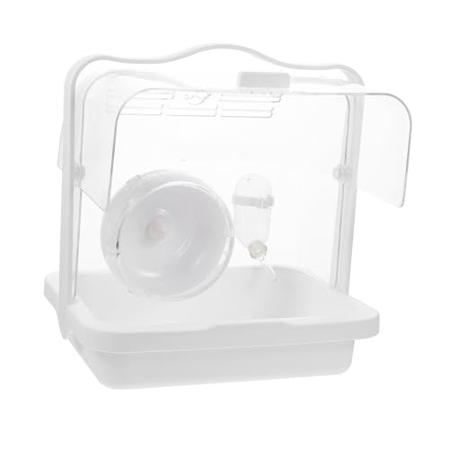 INOOMP Hamsterkäfig für Reisen Im Freien Tragbares Hamsterkoffer-Design Mondlichtweißes Material Haustier-Tragetasche für Kleintiere INOOMP Hamsterkäfig für Reisen Im Freien Tragbares Hamsterkoffer-Design Mondlichtweißes Material Haustier-Tragetasche für Kleintiere von INOOMP