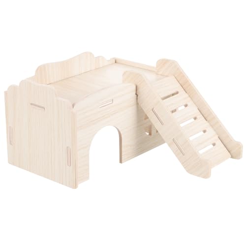 INOOMP Hamsterhaus Mit Kletterleiter Rückzugsort Und Spielzeug Für Zwerghamster Sicheren Schlafplatz Und Für Aktivitäten Gefertigt von INOOMP