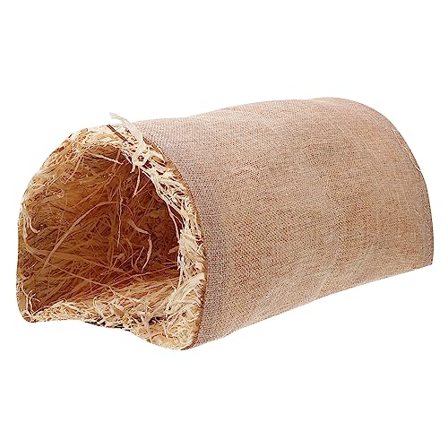 INOOMP Spielzeug für Hamster Hase Hamsterhaus Hamster Ruhehöhle Versteck Nest Interaktiver Haustier Tunnel Warmes Nest von INOOMP