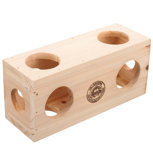 INOOMP Kleintierspielzeug Hamstertunnelhaus 10 Löcher Meerschweinchentunnel und Röhren Spielkorridor von INOOMP