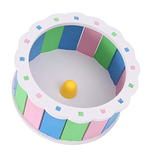 INOOMP Hamster leise Laufrad Hamster Spielzeug hamsterspielzeug Meerschweinchen Spielzeug Sportspielzeug Spielzeuge Hamster Laufrad Haustierrad Spielzeug Stumm Übungsrad ökologisch von INOOMP