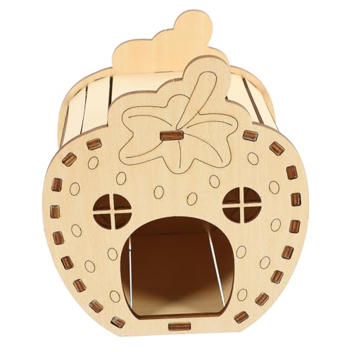 INOOMP Holz Hamsterhaus Selbstmontage Für Kleintiere Schlafnest Spielzeug Mit Leiter Für Haustiere Heimtierbedarf Erholungsort Für Haustiere von INOOMP