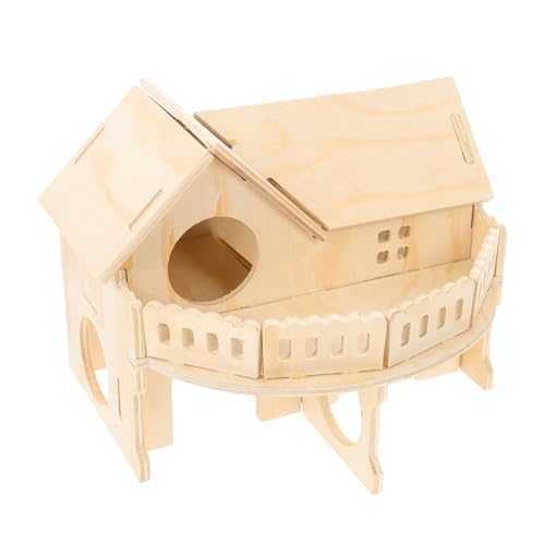 INOOMP Holz Hamster Nest Gemütliches Schlafhaus Für Kleintiere Sicheres Versteck Und Spielplatz Für Hamster Und Kleine Haustiere Strapazierfähiges Material Ganzjährig Nutzbar INOOMP Holz Hamster Nest Gemütliches Schlafhaus Für Kleintiere Sicheres Versteck Und Spielplatz Für Hamster Und Kleine Haustiere Strapazierfähiges Material Ganzjährig Nutzbar von INOOMP
