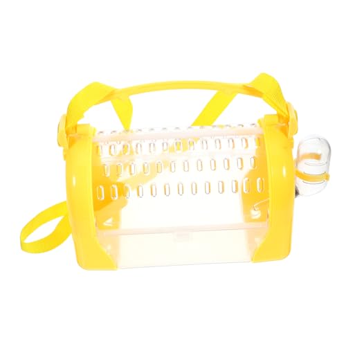 INOOMP Hamsterkäfig Tragbarer Hamsterträger Rattenhaus Transportbox Für Haustiere Hamsterhaus Kleiner Kaninchenkäfig Wasserflasche Für Hamster Koffer Reisetasche Chinchilla Reisen Plastik INOOMP Hamsterkäfig Tragbarer Hamsterträger Rattenhaus Transportbox Für Haustiere Hamsterhaus Kleiner Kaninchenkäfig Wasserflasche Für Hamster Koffer Reisetasche Chinchilla Reisen Plastik von INOOMP
