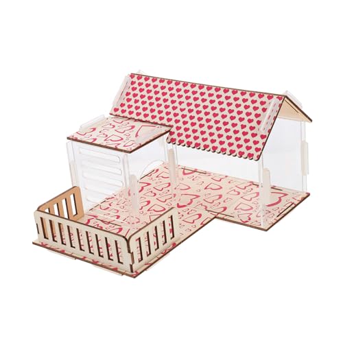 INOOMP Doppelstöckiges Hamsterhaus Mit Kletterspielzeug Transparentes Spielhaus Für Kleine Haustiere Für Hamster Und Kleintiere Sicheres Und Langlebiges Zubehör INOOMP Doppelstöckiges Hamsterhaus Mit Kletterspielzeug Transparentes Spielhaus Für Kleine Haustiere Für Hamster Und Kleintiere Sicheres Und Langlebiges Zubehör von INOOMP