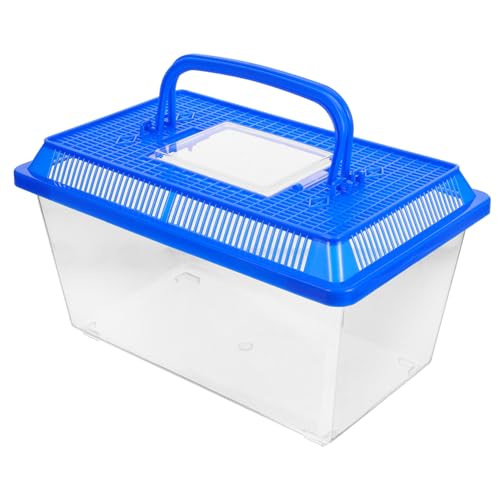 INOOMP Haushaltsschildkrötengehege mit Rutschfester Rampe Tragbarem Transparentem Kunststoff Terrarium Praktischer Tragebox mit Deckel Robust und Pflegeleicht für Schildkrötenhaltung INOOMP Haushaltsschildkrötengehege mit Rutschfester Rampe Tragbarem Transparentem Kunststoff Terrarium Praktischer Tragebox mit Deckel Robust und Pflegeleicht für Schildkrötenhaltung von INOOMP