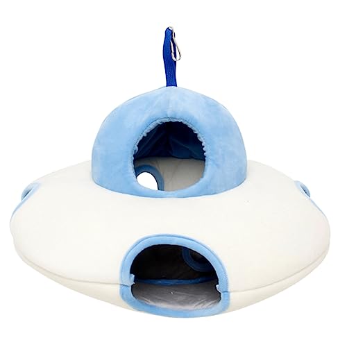 INOOMP Hamster Schlafnest UFO-Form Gemütlicher Hängematten-Haus Für Kleine Haustiere Warmes Und Bequemes Schlafumfeld Für Kaltes Wetter INOOMP Hamster Schlafnest UFO-Form Gemütlicher Hängematten-Haus Für Kleine Haustiere Warmes Und Bequemes Schlafumfeld Für Kaltes Wetter von INOOMP