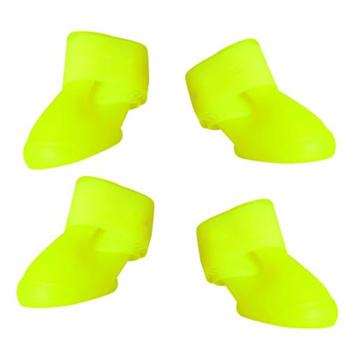 INOOMP Haustier Hund Welpen Anti-Rutsch Regen Schnee Candy Farbe Gummi wasserdichte Stiefel Schuhe von INOOMP