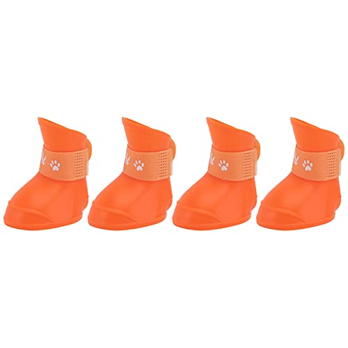 INOOMP Haustier Hund Welpen Anti-Rutsch Regen Schnee Candy Farbe Gummi wasserdichte Stiefel Schuhe INOOMP Haustier Hund Welpen Anti-Rutsch Regen Schnee Candy Farbe Gummi wasserdichte Stiefel Schuhe von INOOMP
