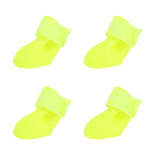 INOOMP Haustier Hund Welpen Anti-Rutsch Regen Schnee Candy Farbe Gummi wasserdichte Stiefel Schuhe INOOMP Haustier Hund Welpen Anti-Rutsch Regen Schnee Candy Farbe Gummi wasserdichte Stiefel Schuhe von INOOMP