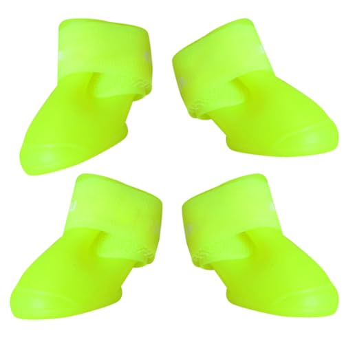 INOOMP Haustier Hund Welpen Anti-Rutsch Regen Schnee Candy Farbe Gummi wasserdichte Stiefel Schuhe INOOMP Haustier Hund Welpen Anti-Rutsch Regen Schnee Candy Farbe Gummi wasserdichte Stiefel Schuhe von INOOMP