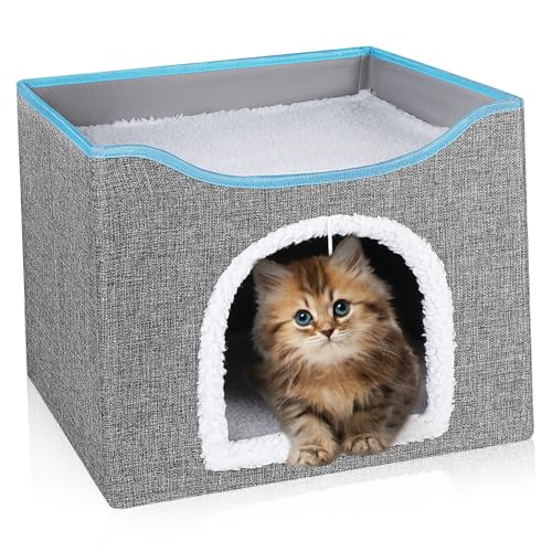 INOOMP Karton Katzenhaus Kratzunterlage Multifunktionales Katzenbett Indoor Katzenhaus Katzenhütte INOOMP Karton Katzenhaus Kratzunterlage Multifunktionales Katzenbett Indoor Katzenhaus Katzenhütte von INOOMP