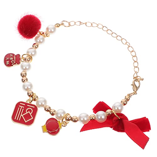 INOOMP Und Hunde- Mit Verstellbarem Design Perlenschmücktem Bowknot Für Neujahr Accessoire Für Haustiere INOOMP Und Hunde- Mit Verstellbarem Design Perlenschmücktem Bowknot Für Neujahr Accessoire Für Haustiere von INOOMP
