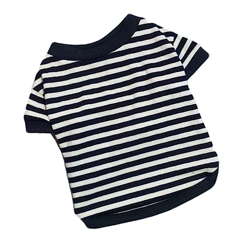 INOOMP Haustier Sommerkostü Welpenwärmer-Outfit Tanktops äntel Hundeanzug Hund Weste Stoff Blaues Shirt Kleiner Hundepullover Sommerkleidung Für Haustiere Welpenweste Bilden Warm Halten von INOOMP