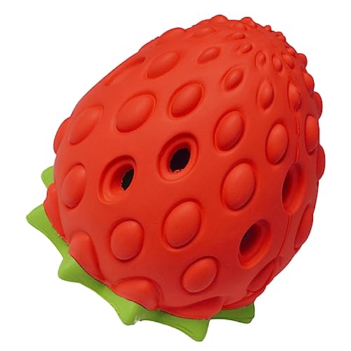 INOOMP Pet Strawberry Chew Toy Für Hunde Interaktives Kauspielzeug Zur Zahnpflege Fördert Die Mundhygiene Und Lindert Stress Für Welpen Und Kleine Hunde INOOMP Pet Strawberry Chew Toy Für Hunde Interaktives Kauspielzeug Zur Zahnpflege Fördert Die Mundhygiene Und Lindert Stress Für Welpen Und Kleine Hunde von INOOMP